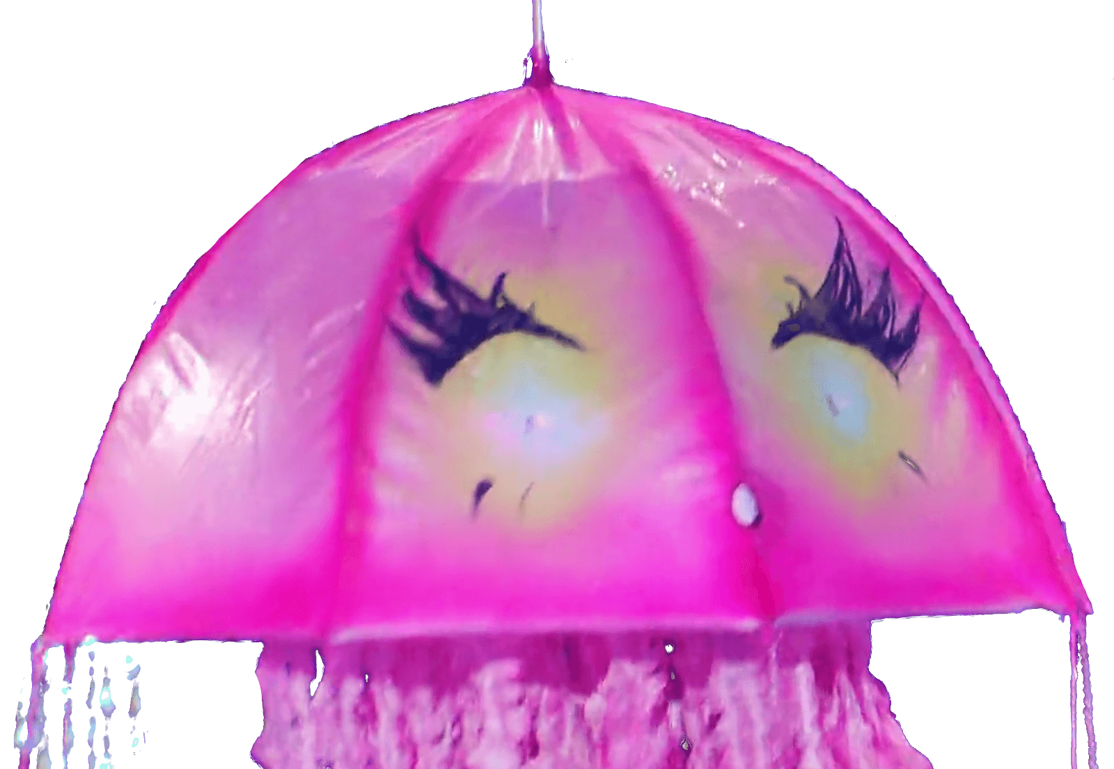 Yvie Oddly in her jellyfish outfit.